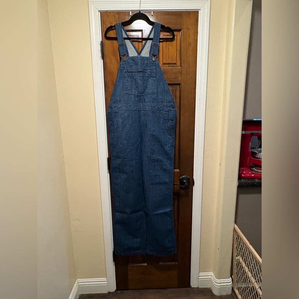 Patagonia Dark Denim Blue Overalls Jumpsuit
